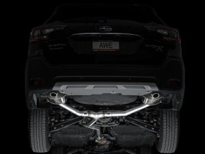 Subaru Outback Performance Exhaust - Dual - AWE Tuning - 0FG Catback with Dual BashGuards - `20-`25 Subaru Outback Performance Exhaust - Dual - AWE Tuning - 0FG Catback with Dual BashGuards - `20-`25